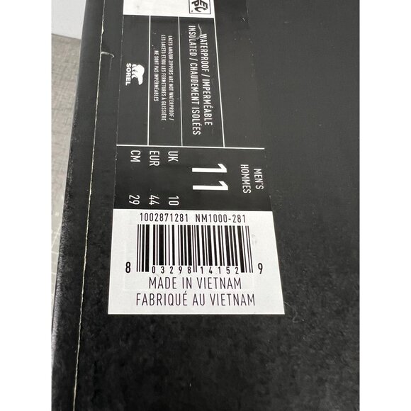 Sorel Caribou Men’s Waterproof Insulated Winter Boot Size 11 NEW - Picture 9 of 10